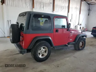 2000 Jeep Wrangler Sport with VIN 1J4FA49S9YP751596, listed as a Copart auction lot 52527315 with 132,514 mi miles and Clean Title. Bid and sale history available at carsss.com. Image 3.