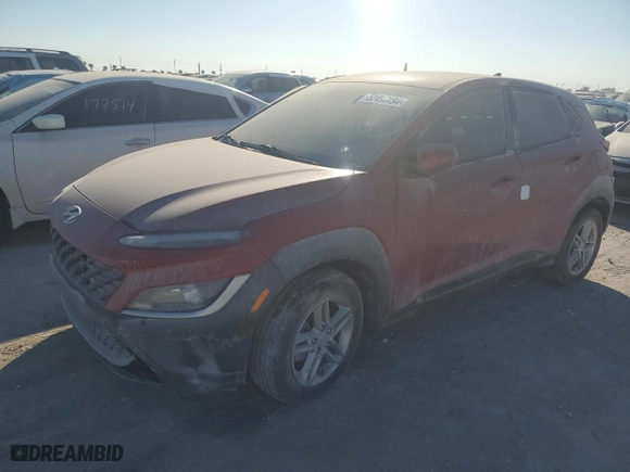 2022 Hyundai Kona SE with VIN KM8K22ABXNU804283, listed as a Copart auction lot 82495494 with 0 mi miles and Non Repairable. Bid and sale history available at carsss.com. Image 1.