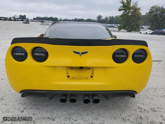2008 Chevrolet Corvette Z06 with VIN 1G1YY26E985132577, listed as a Copart auction lot 71378644 with 80,760 mi miles and Salvage Title. Bid and sale history available at carsss.com. Image 6.