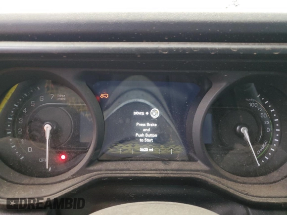 2024 Jeep Wrangler Sahara with VIN 1C4RJXP6XRW168603, listed as a Copart auction lot 59056565 with 5,625 mi miles and Non repairable. Bid and sale history available at DreamBid. Image 9.