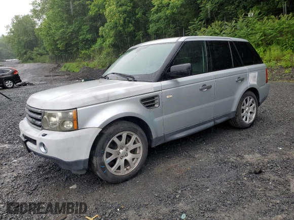 2009 Land Rover Range Rover Sport HSE with VIN SALSK25459A193479, listed as a Copart auction lot 61149845 with 124,104 mi miles and Salvage title. Bid and sale history available at DreamBid. Image 1.