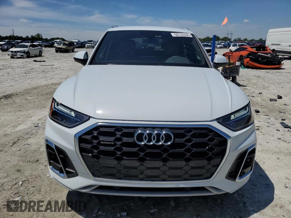 2023 Audi Q5 S line Premium z VIN WA1GAAFY2P2105890, wystawiony jako Copart lot #55735335 z przebiegiem 23 726 mil mil oraz Szkoda całkowita • Salvage title. Historia ofert i sprzedaży dostępna na DreamBid. Obrazek 5.