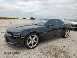 2015 Chevrolet Camaro LT z VIN 2G1FD1E34F9241977, wystawiony jako Copart lot #59208445 z przebiegiem 97 756 mil mil oraz Czysty tytuł • Clean title. Historia ofert i sprzedaży dostępna na DreamBid. Obrazek 1.