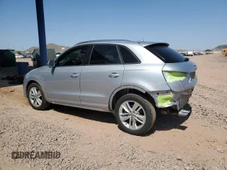 2018 Audi Q3 Premium with VIN WA1ECCFS0JR004256, listed as a Copart auction lot 56906885 with 66,581 mi miles and Salvage title. Bid and sale history available at DreamBid. Image 2.
