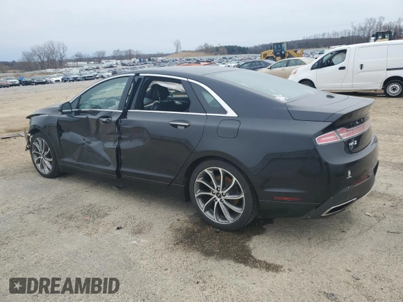2019 Lincoln MKZ Reserve I with VIN 3LN6L5D98KR631505, listed as a Copart auction lot 51436065 with 39,980 mi miles and Salvage Title. Bid and sale history available at carsss.com. Image 2.