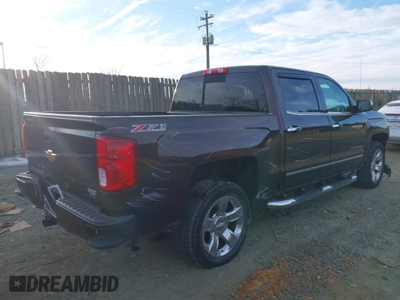 2016 Chevrolet Silverado 1500 LTZ with VIN 3GCUKSEC6GG223868, listed as a IAAI auction lot 41404674 with 91,417 mi miles. Bid and sale history available at carsss.com. Image 4.
