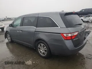 2011 Honda Odyssey EX-L with VIN 5FNRL5H64BB050425, listed as a Copart auction lot 49101795 with 192,238 mi miles and Salvage Title. Bid and sale history available at carsss.com. Image 2.