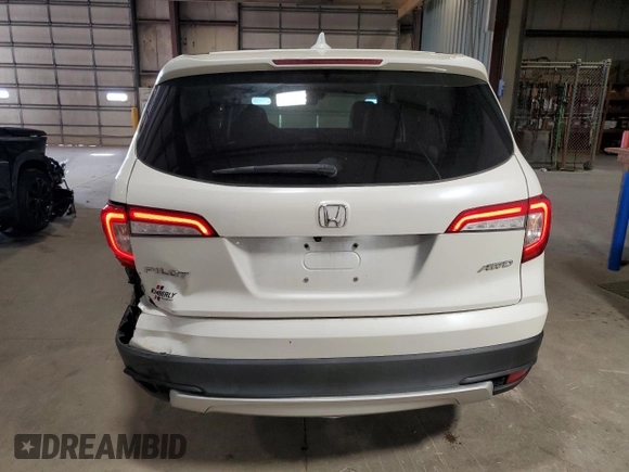 2019 Honda Pilot EX-L with VIN 5FNYF6H51KB050107, listed as a Copart auction lot 60827355 with 71,958 mi miles and Salvage title. Bid and sale history available at DreamBid. Image 6.