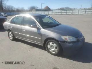 2005 Honda Civic with VIN JHMES96695S004767, listed as a Copart auction lot 49029805 with 130,882 mi miles and Salvage Title. Bid and sale history available at DreamBid. Image 4.