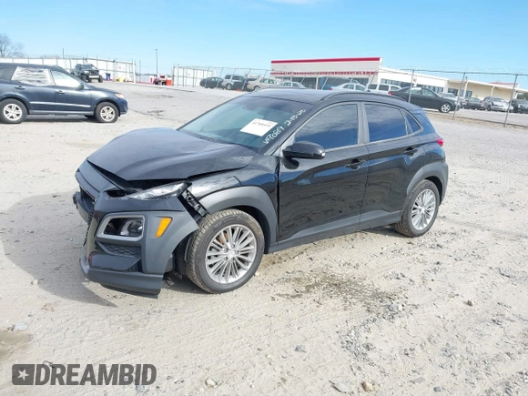2020 Hyundai Kona SEL Plus with VIN KM8K62AA5LU419089, listed as a IAAI auction lot 41709519 with 69,707 mi miles. Bid and sale history available at carsss.com. Image 2.