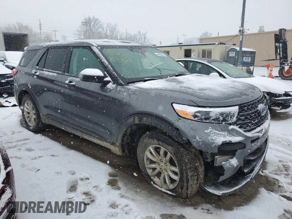 2021 Ford Explorer with VIN 1FMSK8BH0MGA71485, listed as a Copart auction lot 44632955 with 132,040 mi miles and Salvage Title. Bid and sale history available at carsss.com. Image 4.