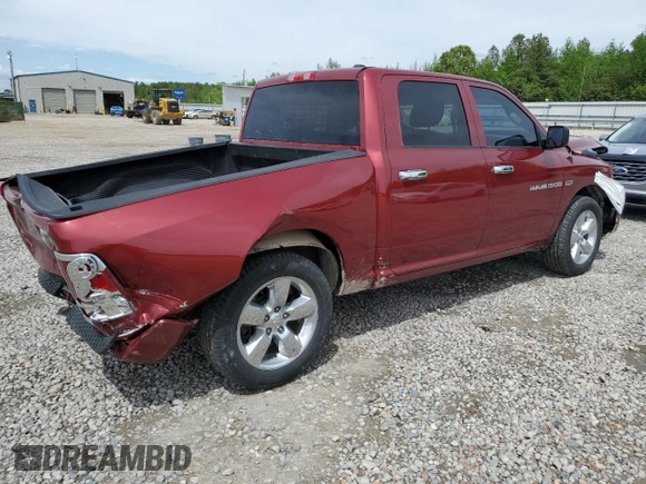 2012 Ram 1500 Express with VIN 1C6RD6KT8CS193455, listed as a Copart auction lot 53996495 with 213,154 mi miles and Salvage title. Bid and sale history available at DreamBid. Image 3.