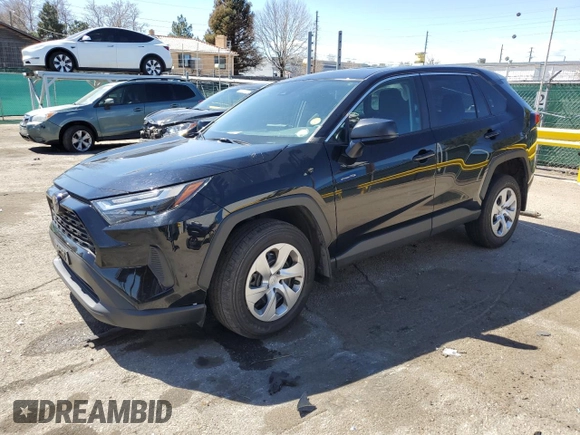 2023 Toyota RAV4 LE with VIN 2T3F1RFV8PW386641, listed as a Copart auction lot 50615355 with 48,455 mi miles and Salvage Title. Bid and sale history available at carsss.com. Image 1.