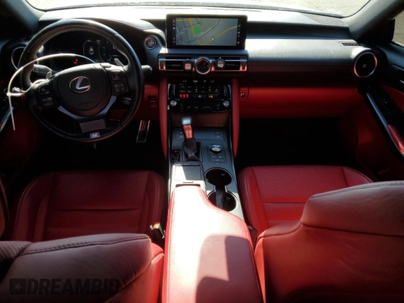 2022 Lexus IS 300 F Sport z VIN JTHG81F28N5048165, wystawiony jako Copart lot #55706955 z przebiegiem 41 204 mil mil oraz Czysty tytuł • Clean title. Historia ofert i sprzedaży dostępna na DreamBid. Obrazek 8.