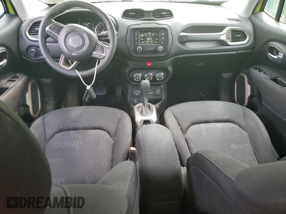 2017 Jeep Renegade Sport with VIN ZACCJBAB2HPG05598, listed as a Copart auction lot 58497165 with 74,596 mi miles and Salvage title. Bid and sale history available at DreamBid. Image 8.