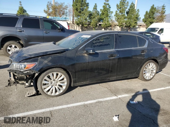 2014 Acura RLX Tech Pkg with VIN JH4KC1F54EC005375, listed as a Copart auction lot 80741664 with 144,632 mi miles and Clean Title. Bid and sale history available at carsss.com. Image 1.