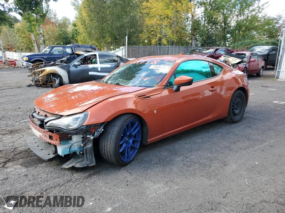 2017 Toyota 86 with VIN JF1ZNAA11H9710396, listed as a Copart auction lot 77405644 with 91,763 mi miles and Salvage Title. Bid and sale history available at carsss.com. Image 1.