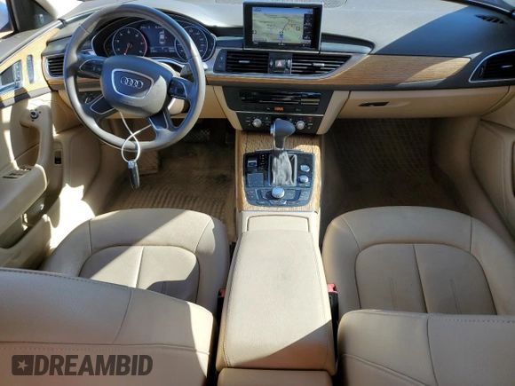 2014 Audi A6 Premium Plus with VIN WAUDFAFC2EN036206, listed as a Copart auction lot 81627124 with 96,669 mi miles and Salvage title. Bid and sale history available at DreamBid. Image 8.