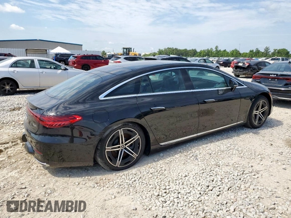 2024 Mercedes-Benz EQS 450 z VIN W1KCG2EB7RA048381, wystawiony jako Copart lot #55484415 z przebiegiem Nie podano mil oraz Szkoda całkowita • Salvage title. Historia ofert i sprzedaży dostępna na DreamBid. Obrazek 3.