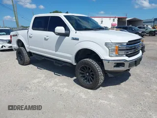 2019 Ford F-150 XL with VIN 1FTEW1E56KFB46952, listed as a IAAI auction lot 42578428 with 83,914 mi miles and . Bid and sale history available at DreamBid. Image 1.