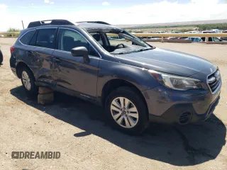 2018 Subaru Outback with VIN 4S4BSAAC5J3334795, listed as a Copart auction lot 60635945 with 53,700 mi miles and Salvage title. Bid and sale history available at DreamBid. Image 4.