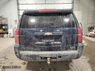 2017 Chevrolet Suburban Premier with VIN 1GNSKJKC8HR199992, listed as a Copart auction lot 45502355 with 219,534 mi miles and Salvage Title. Bid and sale history available at carsss.com. Image 6.