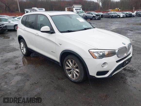 2015 BMW X3 xDrive28i z VIN 5UXWX9C59F0D53672, wystawiony jako IAAI lot #41975259 z przebiegiem 82 852 mil mil oraz . Historia ofert i sprzedaży dostępna na DreamBid. Obrazek 1.