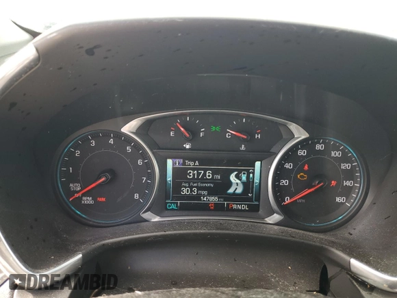 2018 Chevrolet Equinox LT with VIN 2GNAXJEVXJ6348575, listed as a Copart auction lot 61253785 with 147,855 mi miles and Salvage title. Bid and sale history available at DreamBid. Image 9.