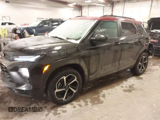 2021 Chevrolet TrailBlazer RS with VIN KL79MUSL3MB155837, listed as a IAAI auction lot 41505499 with 80,806 mi miles. Bid and sale history available at carsss.com. Image 2.