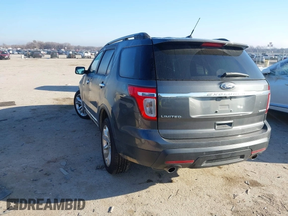 2015 Ford Explorer Limited with VIN 1FM5K7F88FGC23923, listed as a IAAI auction lot 41621051 with 129,476 mi miles and . Bid and sale history available at carsss.com. Image 3.