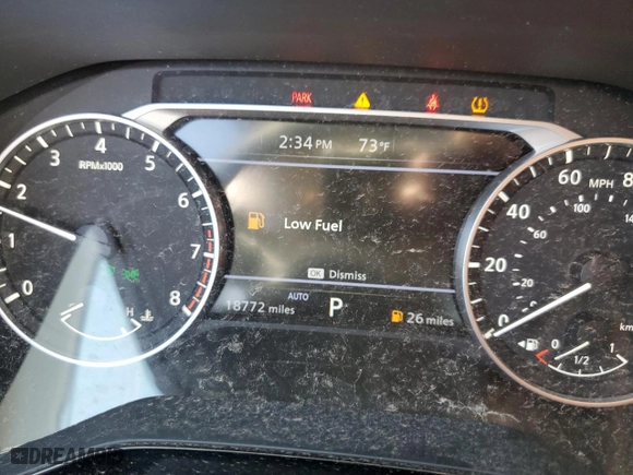 2024 Nissan Pathfinder SV with VIN 5N1DR3BD4RC221651, listed as a Copart auction lot 72201814 with 18,772 mi miles and Salvage Title. Bid and sale history available at carsss.com. Image 9.