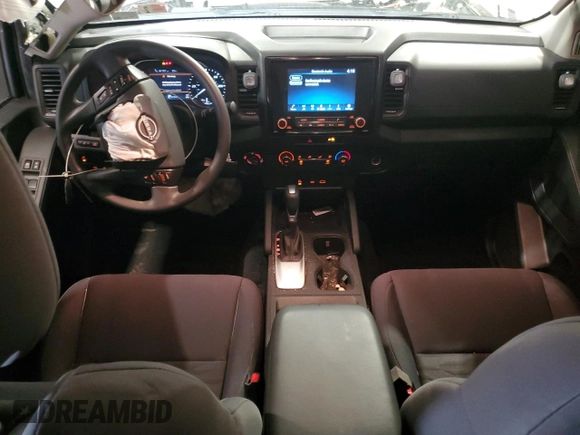 2022 Nissan Frontier S with VIN 1N6ED1EK5NN610056, listed as a Copart auction lot 54942245 with 51,925 mi miles and Salvage title. Bid and sale history available at DreamBid. Image 8.