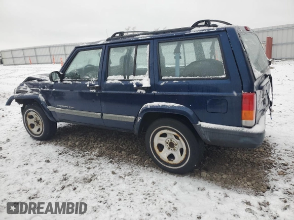 2001 Jeep Cherokee Sport with VIN 1J4FT48S91L580230, listed as a Copart auction lot 43455475 with 182,588 mi miles and Non Repairable. Bid and sale history available at carsss.com. Image 2.