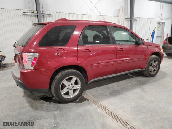2005 Chevrolet Equinox LT with VIN 2CNDL73F956077591, listed as a Copart auction lot 89390395 with 137,256 mi miles and Salvage Title. Bid and sale history available at carsss.com. Image 3.