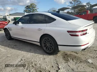 2021 Genesis G80 2.5T with VIN KMTGB4SC3MU047837, listed as a Copart auction lot 85283244 with 52,992 mi miles and Salvage Title. Bid and sale history available at DreamBid. Image 2.