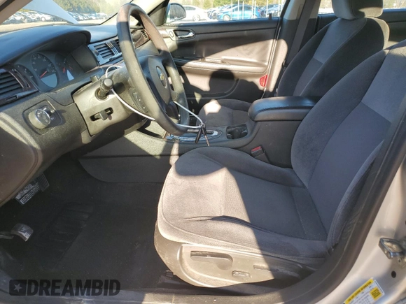 2013 Chevrolet Impala LS with VIN 2G1WF5E33D1262879, listed as a Copart auction lot 45775785 with 187,249 mi miles and Salvage Title. Bid and sale history available at DreamBid. Image 7.