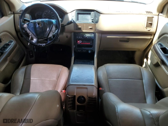2005 Honda Pilot EX-L with NAVI with VIN 2HKYF18785H556947, listed as a Copart auction lot 48968035 with 146,847 mi miles and Salvage Title. Bid and sale history available at carsss.com. Image 8.