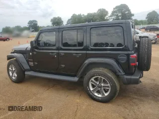 2020 Jeep Wrangler Unlimited Sahara с VIN 1C4HJXEG9LW243287, выставлен на аукционе Copart как лот 55729585 с пробегом 56 913 миль миль и Списание • Salvage title. История ставок и продаж доступна на DreamBid. Изображение 2.