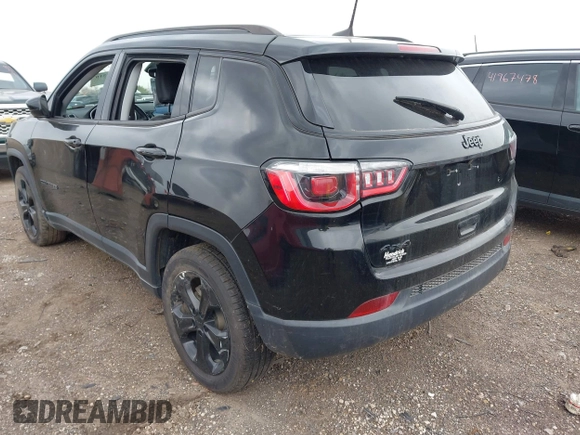 2018 Jeep Compass Altitude with VIN 3C4NJDBB3JT453154, listed as a IAAI auction lot 41967510 with Not Provided miles and . Bid and sale history available at carsss.com. Image 3.