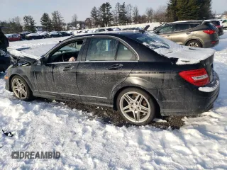 2013 Mercedes-Benz C 350 Sport with VIN WDDGF5HB6DA835218, listed as a Copart auction lot 41337035 with 56,977 mi miles and Salvage Title. Bid and sale history available at DreamBid. Image 2.