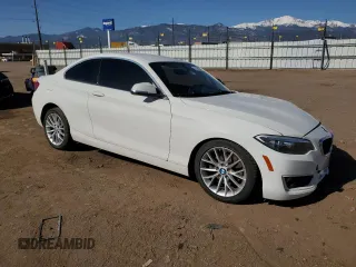 2015 BMW 2 Series 228i xDrive with VIN WBA1F7C59FV367412, listed as a Copart auction lot 52168315 with 44,348 mi miles and Salvage title. Bid and sale history available at DreamBid. Image 4.