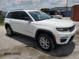 2022 Jeep Grand Cherokee Limited with VIN 1C4RJHBG6N8609664, listed as a Copart auction lot 62375995 with 47,703 mi miles and Salvage title. Bid and sale history available at DreamBid. Image 4.