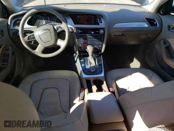 2009 Audi A4 Prestige with VIN WAUMK78K29A109056, listed as a Copart auction lot 60654924 with 131,001 mi miles and Salvage title. Bid and sale history available at DreamBid. Image 8.