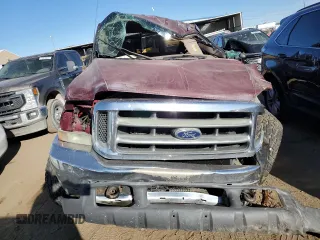 2000 Ford F-350 XL with VIN 1FTSW31F8YEA63048, listed as a Copart auction lot 72357514 with 159,954 mi miles and Salvage Title. Bid and sale history available at DreamBid. Image 5.