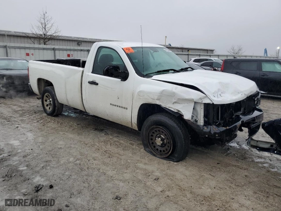 2011 Chevrolet Silverado 1500 Work Truck with VIN 1GCNCPEX4BZ163695, listed as a Copart auction lot 43125695 with 177,429 mi miles and Salvage Title. Bid and sale history available at carsss.com. Image 4.