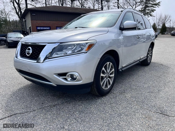 2015 Nissan Pathfinder Platinum with VIN 5N1AR2MMXFC627519, listed as a Copart auction lot 50955015 with 176,646 mi miles and Clean Title. Bid and sale history available at carsss.com. Image 2.