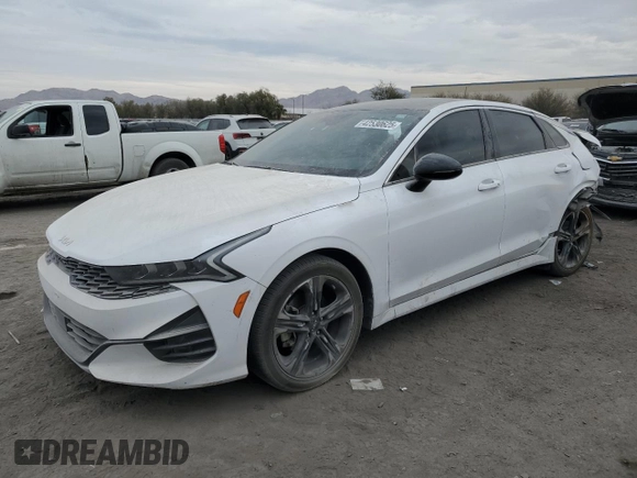 2022 Kia K5 GT-Line with VIN 5XXG64J26NG153086, listed as a Copart auction lot 42530625 with 49,846 mi miles and Salvage Title. Bid and sale history available at carsss.com. Image 1.