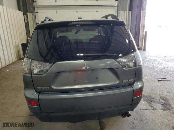 2007 Mitsubishi Outlander LS with VIN JA4MT31X47U012820, listed as a Copart auction lot 47498875 with 122,508 mi miles and Salvage Title. Bid and sale history available at carsss.com. Image 6.