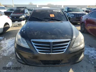 2012 Hyundai Genesis 5.0L with VIN KMHGC4DH8CU187154, listed as a Copart auction lot 84643684 with 0 mi miles and Salvage Title. Bid and sale history available at carsss.com. Image 5.