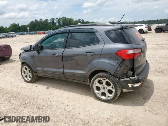 2021 Ford EcoSport SE with VIN MAJ3S2GE3MC442575, listed as a Copart auction lot 60424595 with 53,506 mi miles and Salvage title. Bid and sale history available at DreamBid. Image 2.